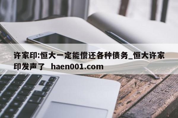 许家印:恒大一定能偿还各种债务_恒大许家印发声了  haen001.com